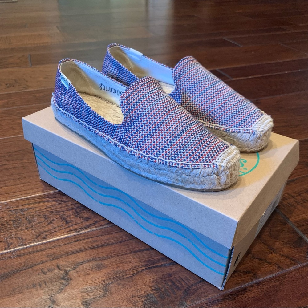 Soludos platform espadrille size 7